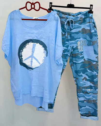 JO | Camouflage-coloured patchwork set