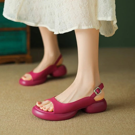 JO | Ladies Chucky Heels Sandals Modern
