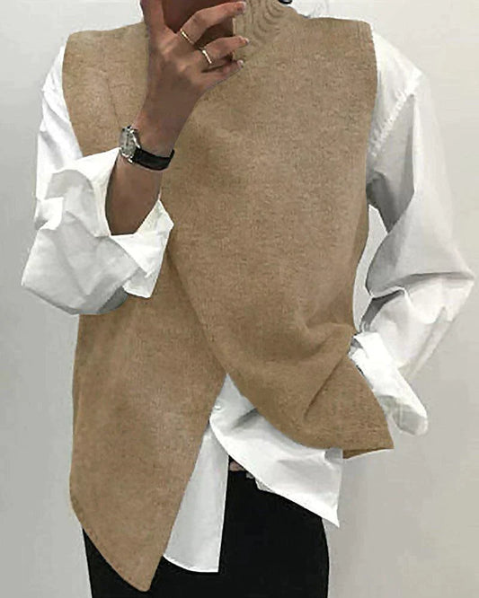 JO | Casual top with round neckline