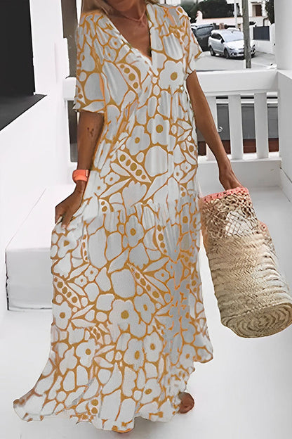 JO | FLORAL PRINT VACATION MIDI DRESS