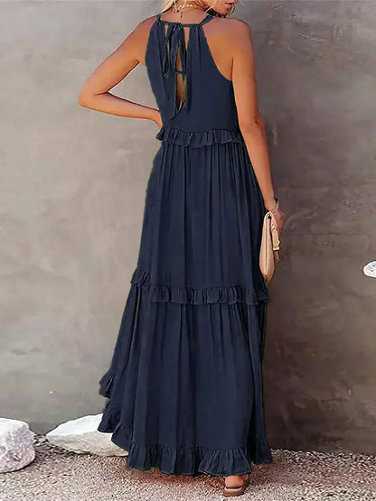 JO | Effortless Ruffle Maxi Dress