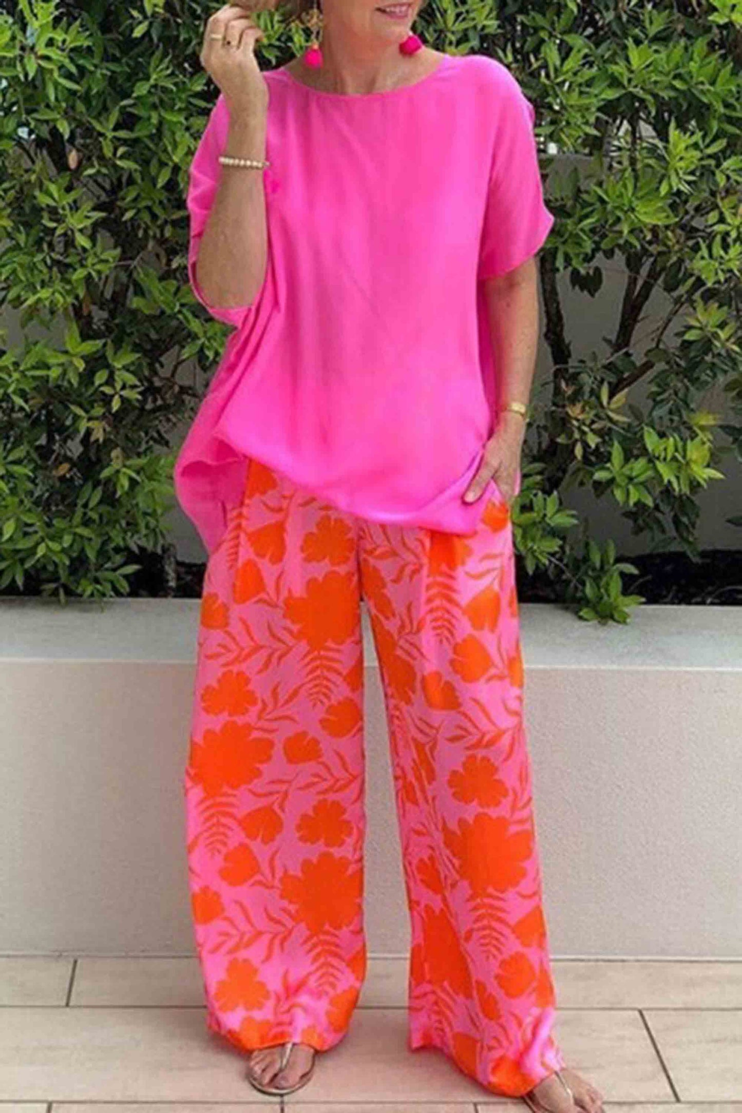 JO | Slim, cool top and pants