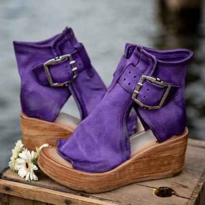 JO | Boho wedge sandals