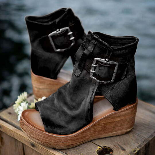 JO | Boho wedge sandals