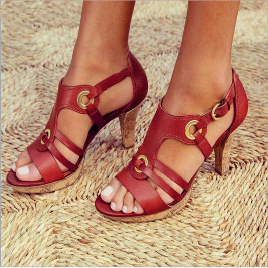 JO | | Comfortable sandals with high heels