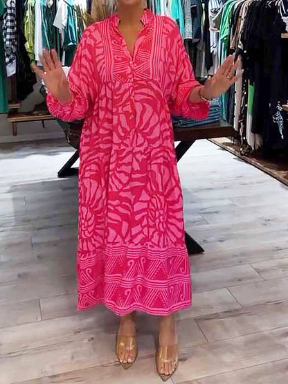 JO | Effortless midi dress with V-neckline