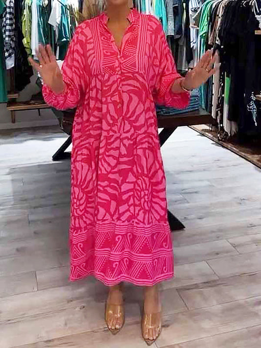 JO | Effortless midi dress with V-neckline