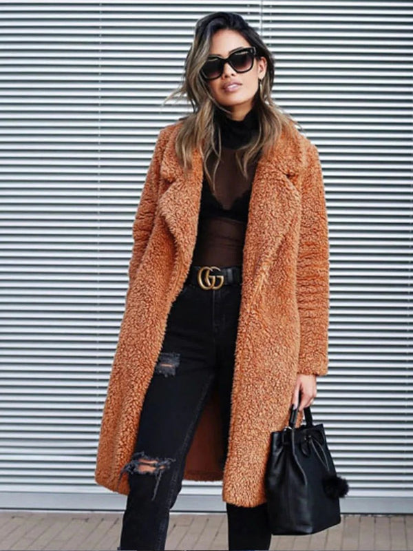 JO | Fashionable long-sleeved coat