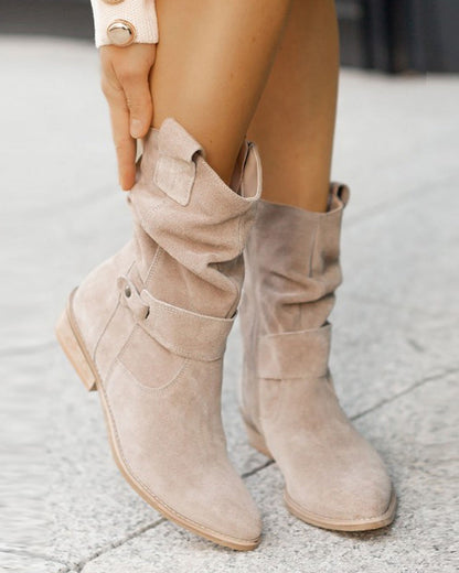 JO | Trendy boots with low heels