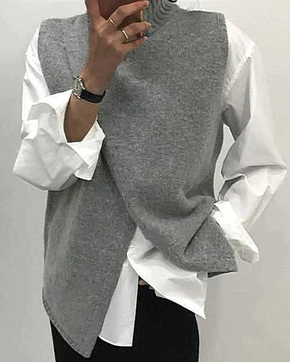 JO | Casual top with round neckline