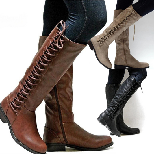 JO | Elegant lace-up boots