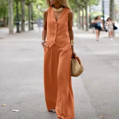 JO | Elegant set for women - top and pants