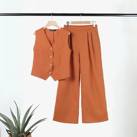JO | Elegant set for women - top and pants
