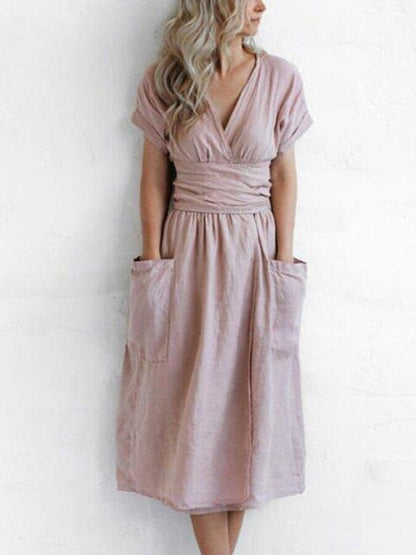 JO | chic midi dress for summer outings