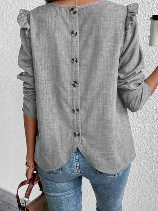 JO | Elegant, casual winter blouse
