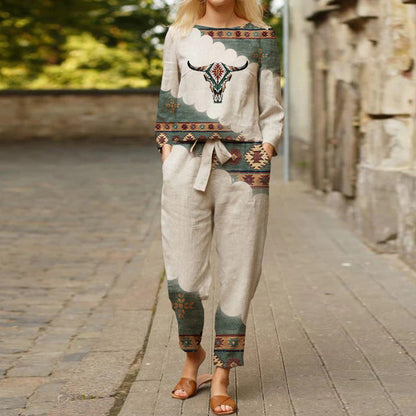 JO | Stylish set with ethnic print
