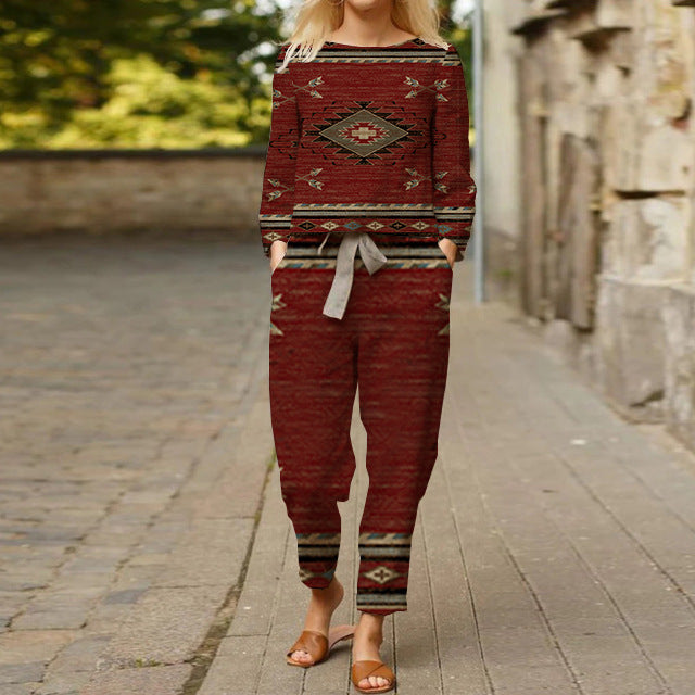 JO | Stylish set with ethnic print