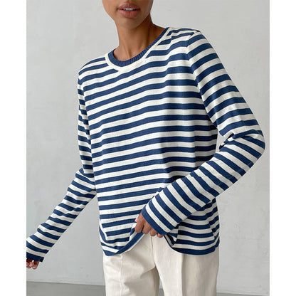 JO | Classic striped long-sleeved shirt