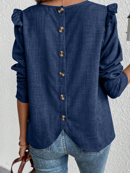 JO | Elegant, casual winter blouse