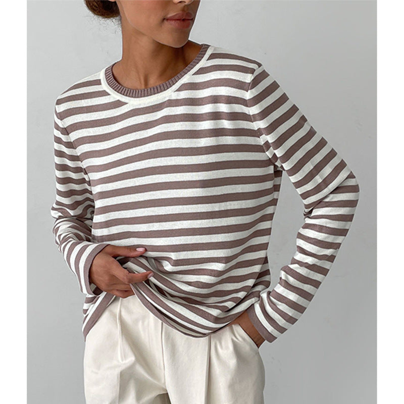 JO | Classic striped long-sleeved shirt
