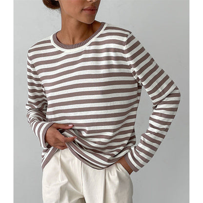 JO | Classic striped long-sleeved shirt