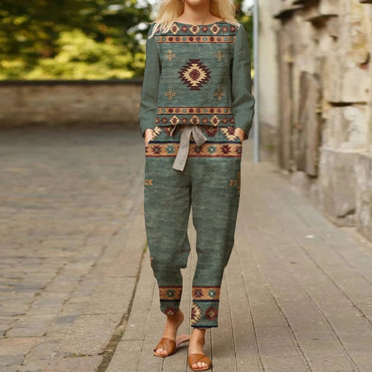 JO | Stylish set with ethnic print