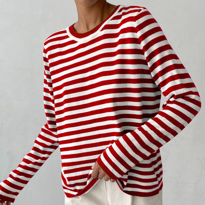 JO | Classic striped long-sleeved shirt