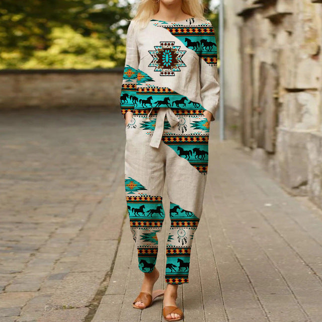 JO | Stylish set with ethnic print
