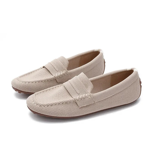 Loafers Women Summer New 's Mokasin Shoes Flat Loafers  Slip-on Flat Shoes Runway Formal Business Walk Shoes Mujer