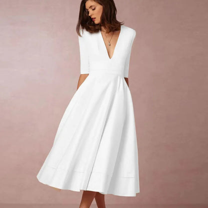 JO | elegant midi dress in a vintage look for women