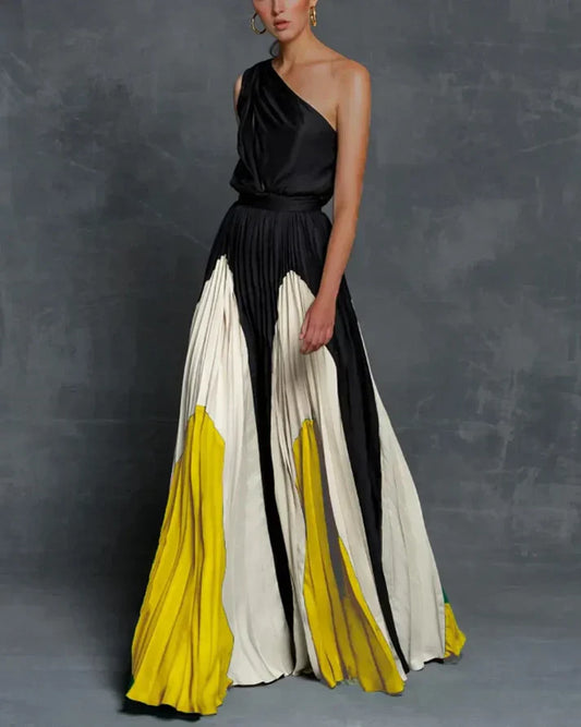 JO | Glamorous maxi dresses with one shoulder