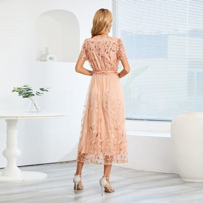 JO | stylish midi dress with floral print