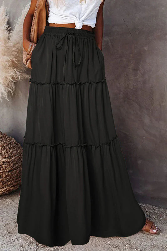 JO | Bohemian skirts with elastic waist