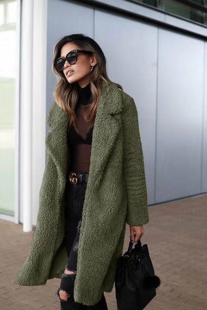 JO | Fashionable long-sleeved coat