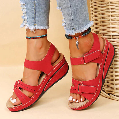 JO | | Comfortable orthopaedic sandals with wedge heel