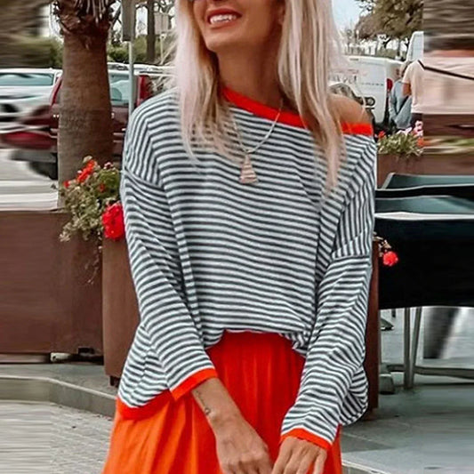 JO | Long-sleeved striped shirt