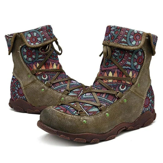 JO | Boho lace-up boots