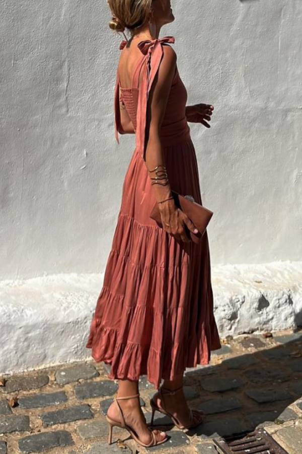 JO | Rocio tile midi dress