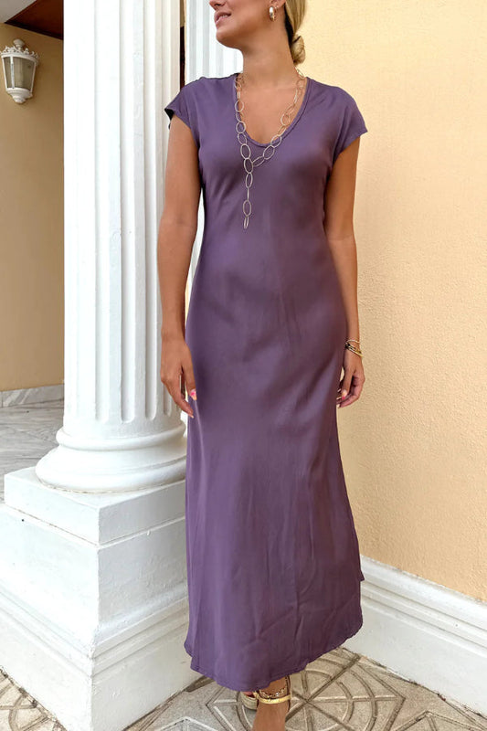 JO | Evase midi dress in satin