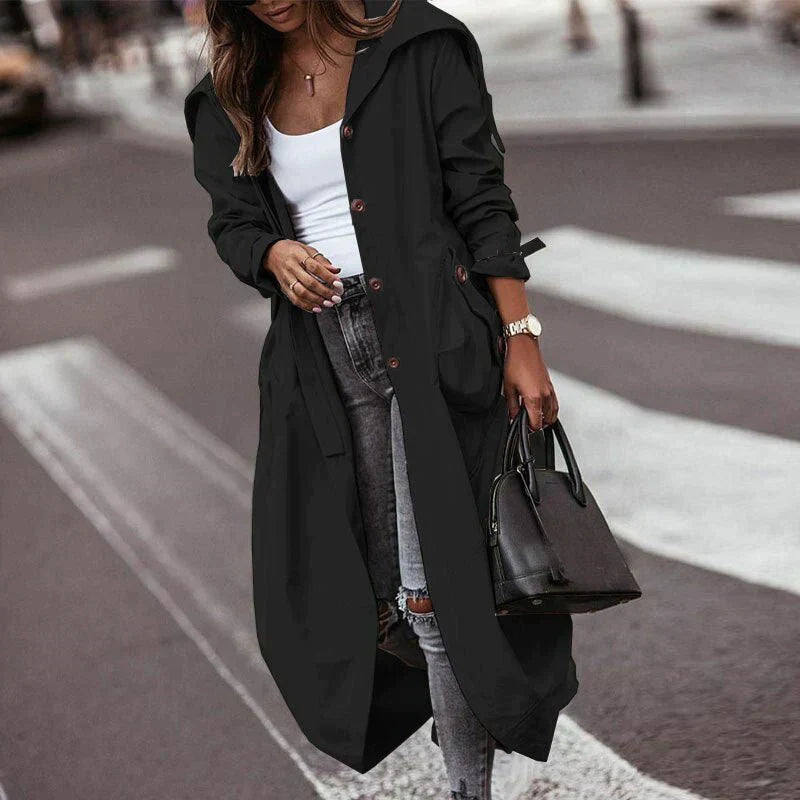 JO | Long luxurious trench coat