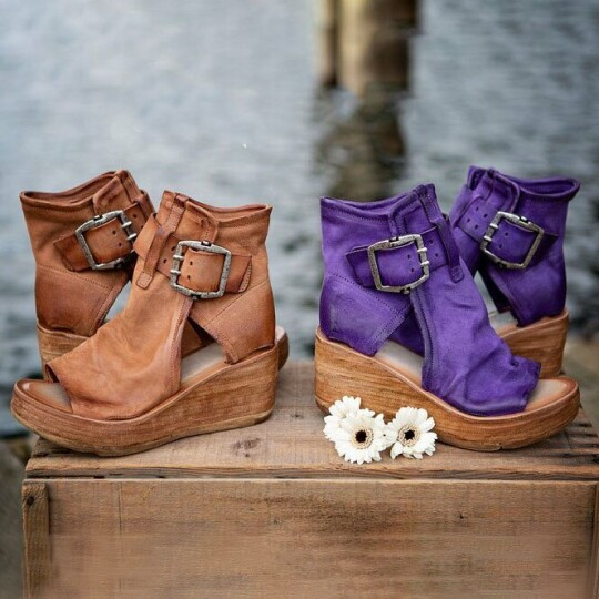 JO | Boho wedge sandals