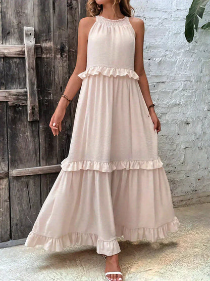 JO | Effortless Ruffle Maxi Dress