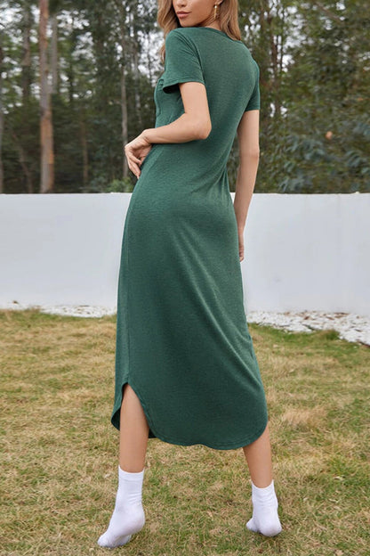 JO | Sexy Fashion Beach Dress Irregular Hem Midi Dress