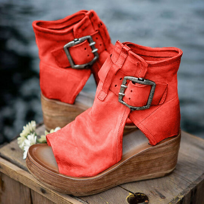 JO | Boho wedge sandals
