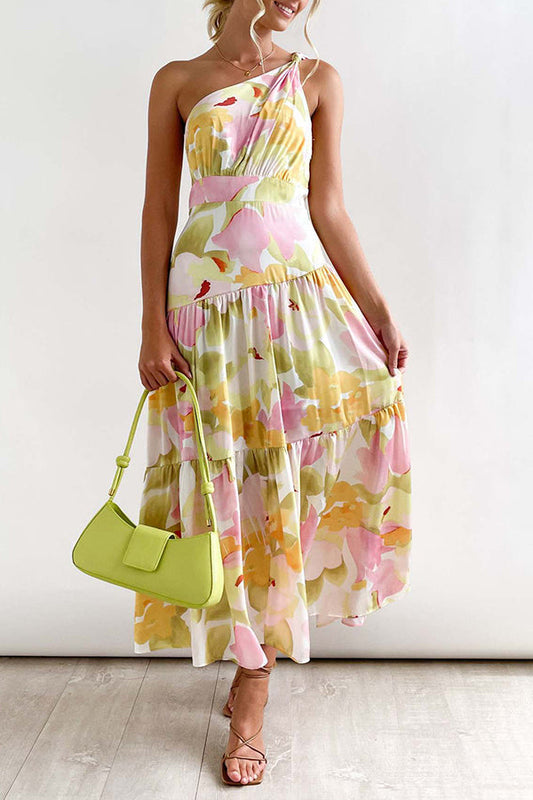 JO | Mid-length, off-the-shoulder, sleeveless midi dress