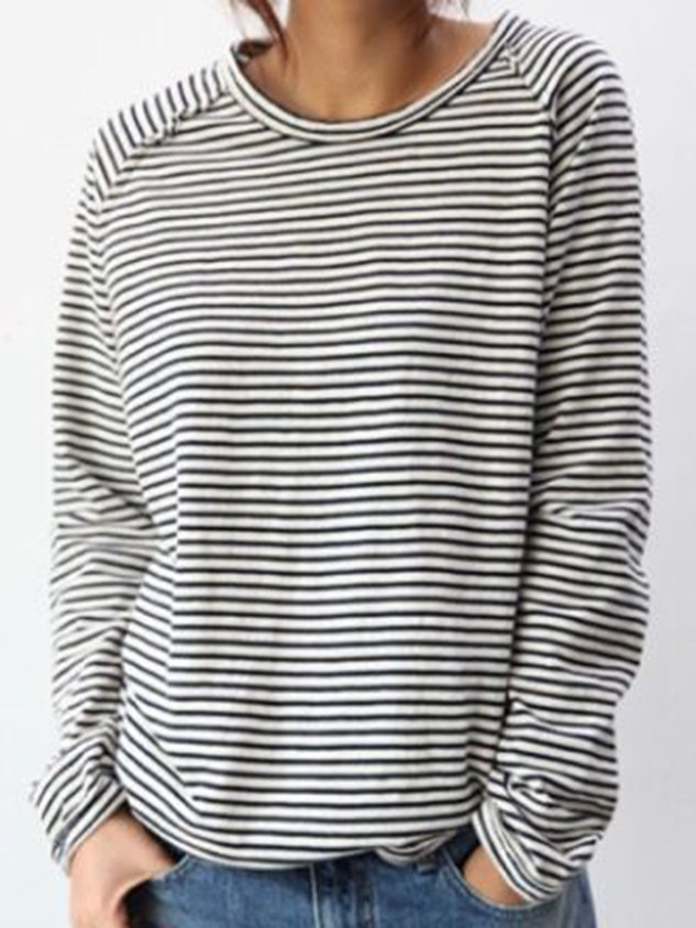 JO | Striped long sleeve top
