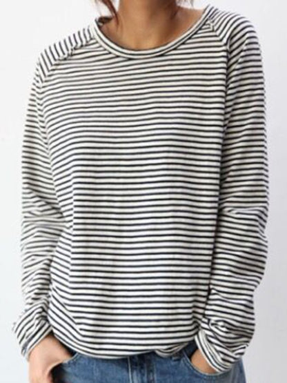 JO | Striped long sleeve top