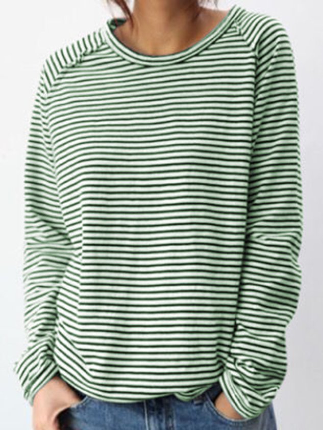 JO | Striped long sleeve top
