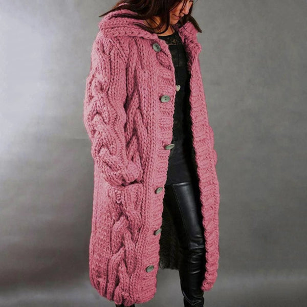 JO | Cozy knitted coat for women