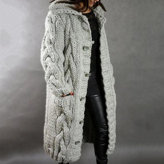 JO | Cozy knitted coat for women